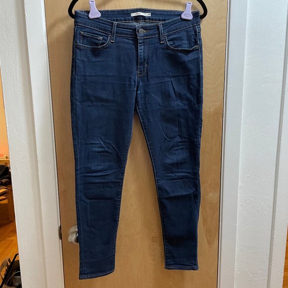 Levis 71 Skinny Jeans Lone Wolf Blue 